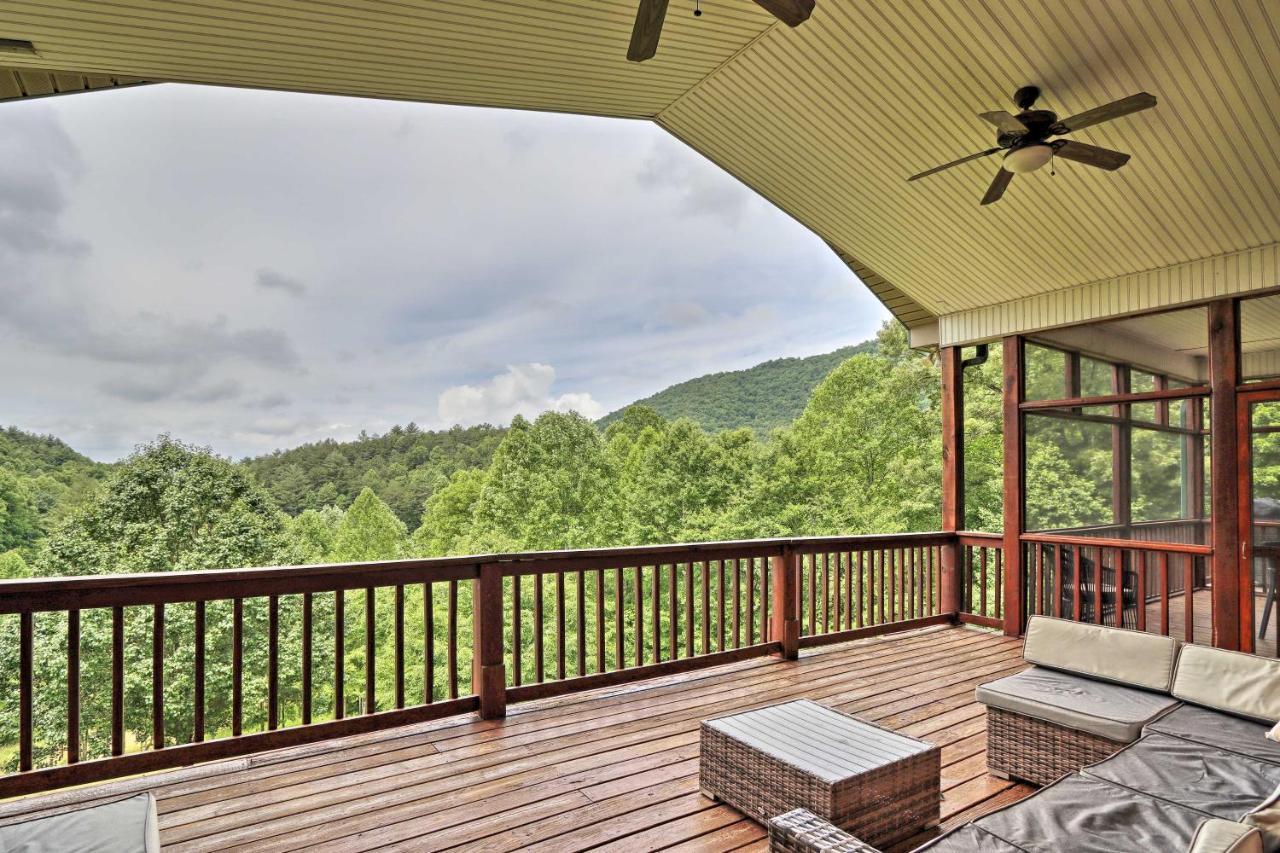 Expansive Home On 16 Acres With Smoky Mountain Views Murphy Buitenkant foto