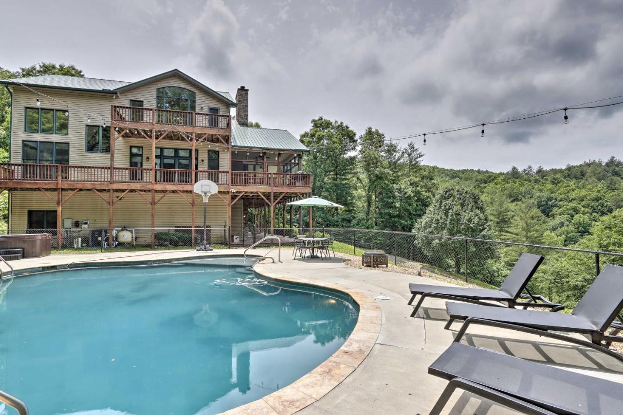 Expansive Home On 16 Acres With Smoky Mountain Views Murphy Buitenkant foto