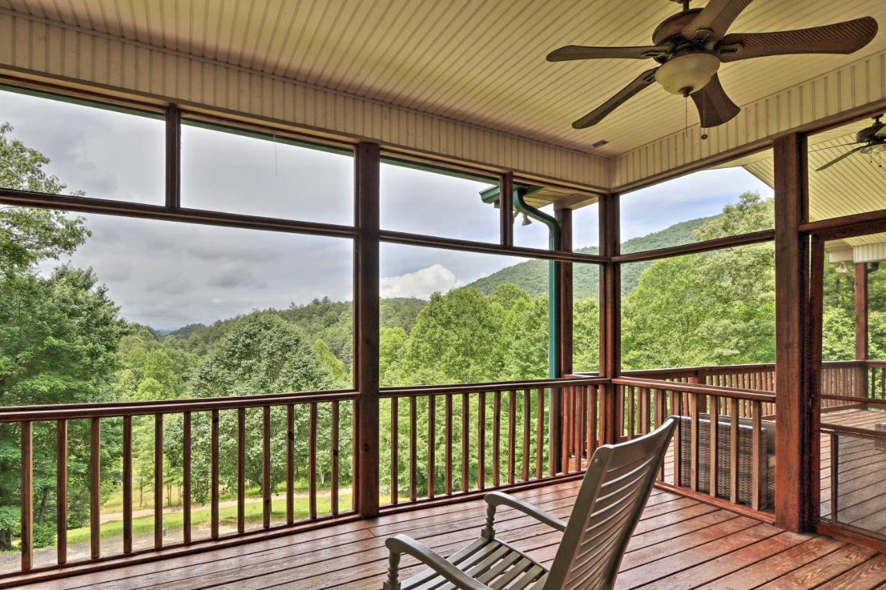 Expansive Home On 16 Acres With Smoky Mountain Views Murphy Buitenkant foto