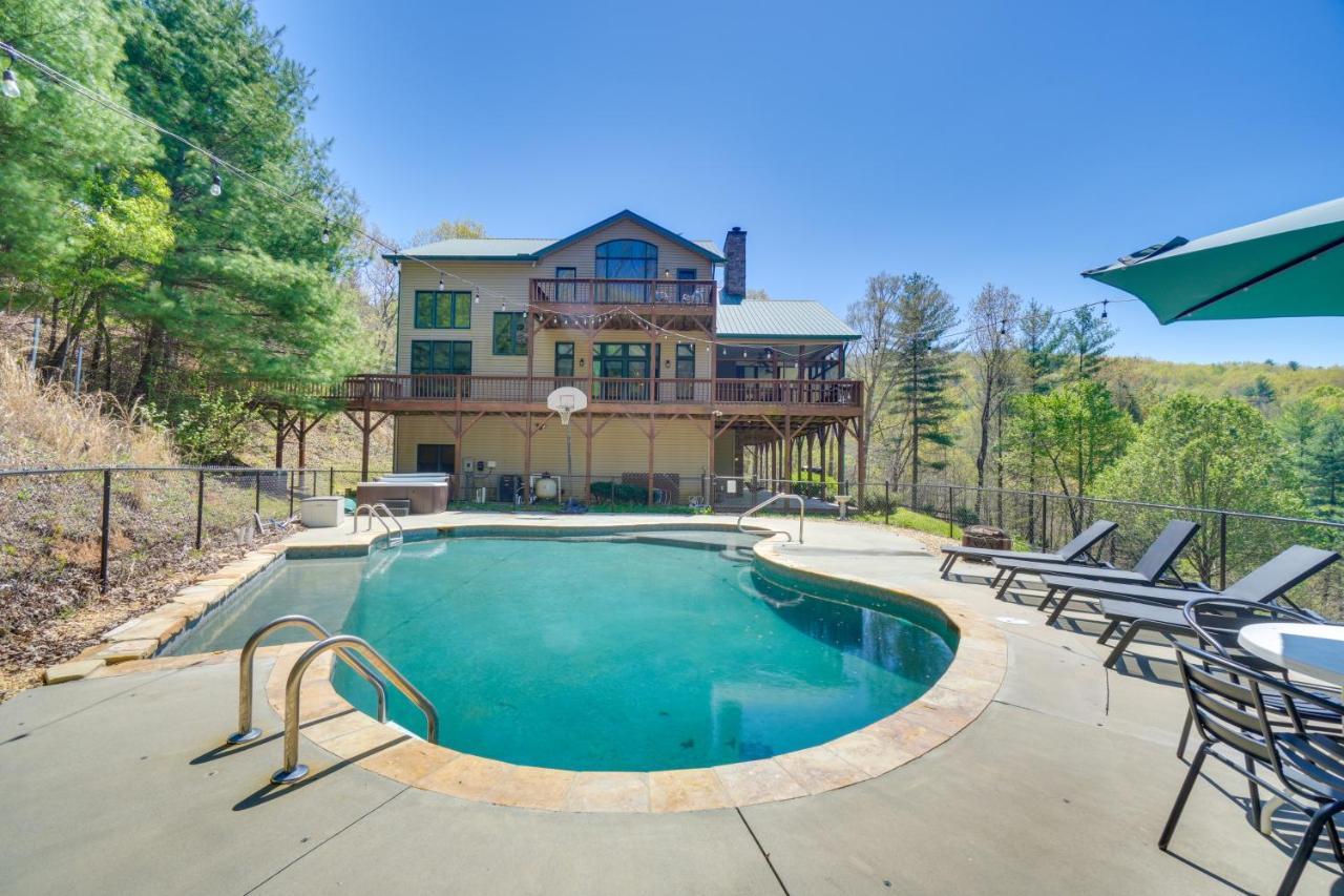 Expansive Home On 16 Acres With Smoky Mountain Views Murphy Buitenkant foto